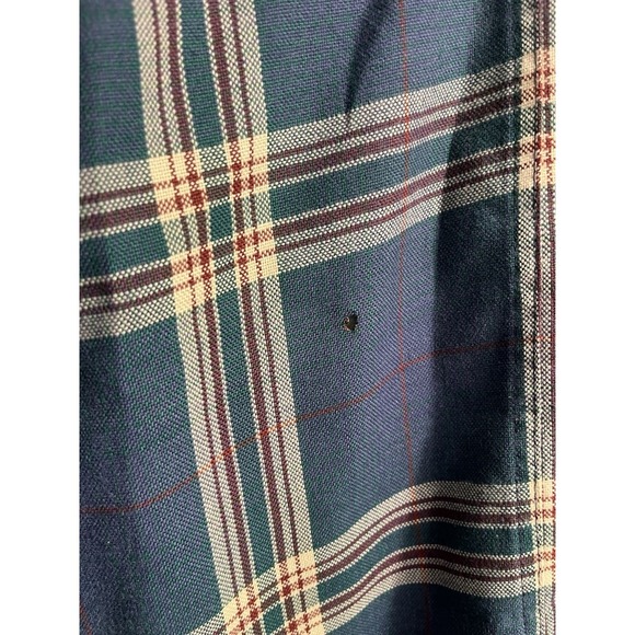 Vtg Trucker Jacket Painted Mesa Western Snap Shirt Plaid Distressed Destroy 2XLT - Picture 12 of 14